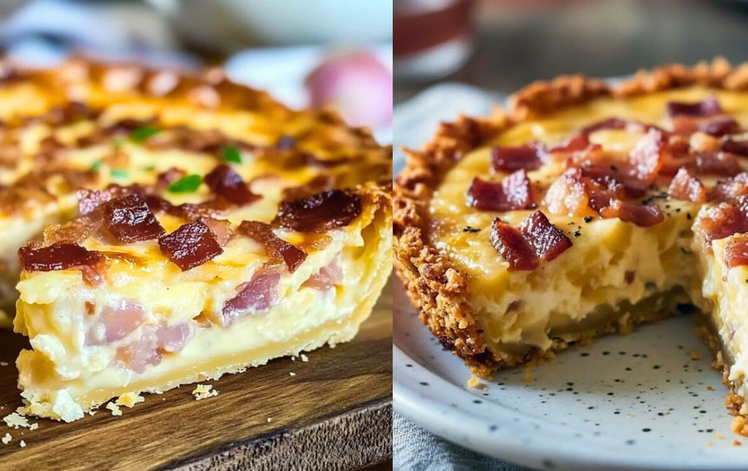 Preparei essa TORTA DE OVOS COM BACON E QUEIJO e acabou em segundos