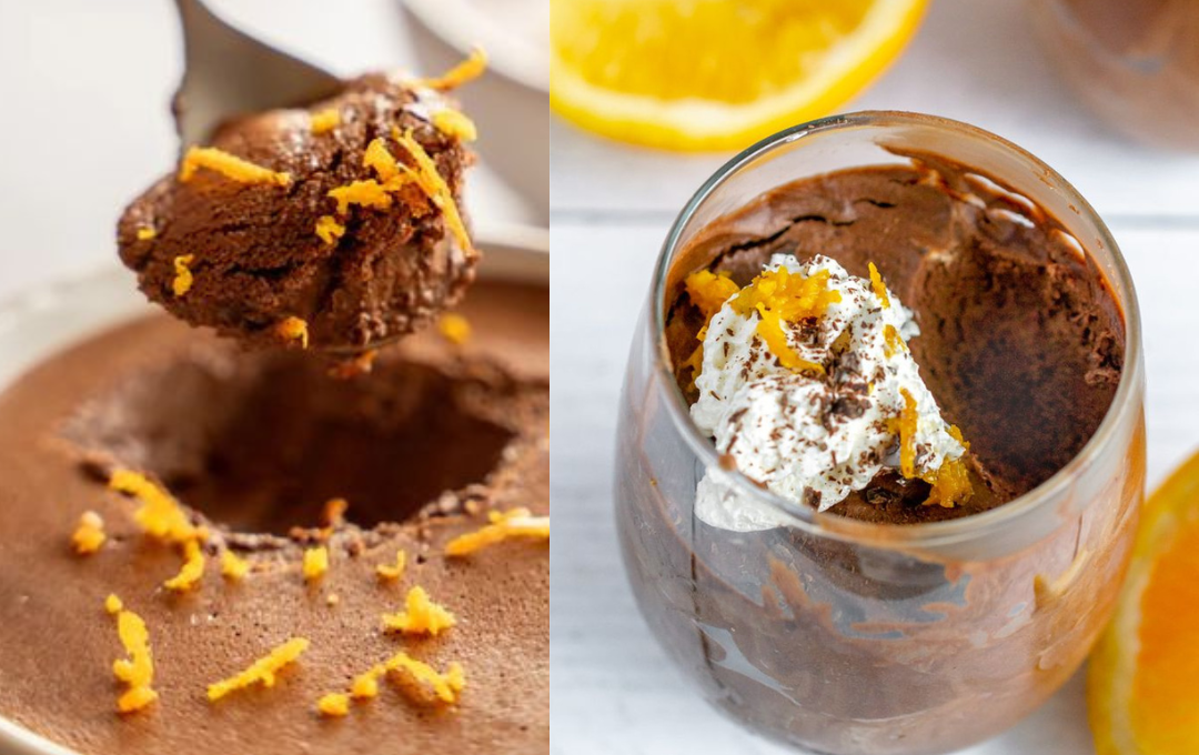 Bastou uma colher desse MOUSSE DE CHOCOLATE COM RASPAS DE LARANJA para pedirem a receita