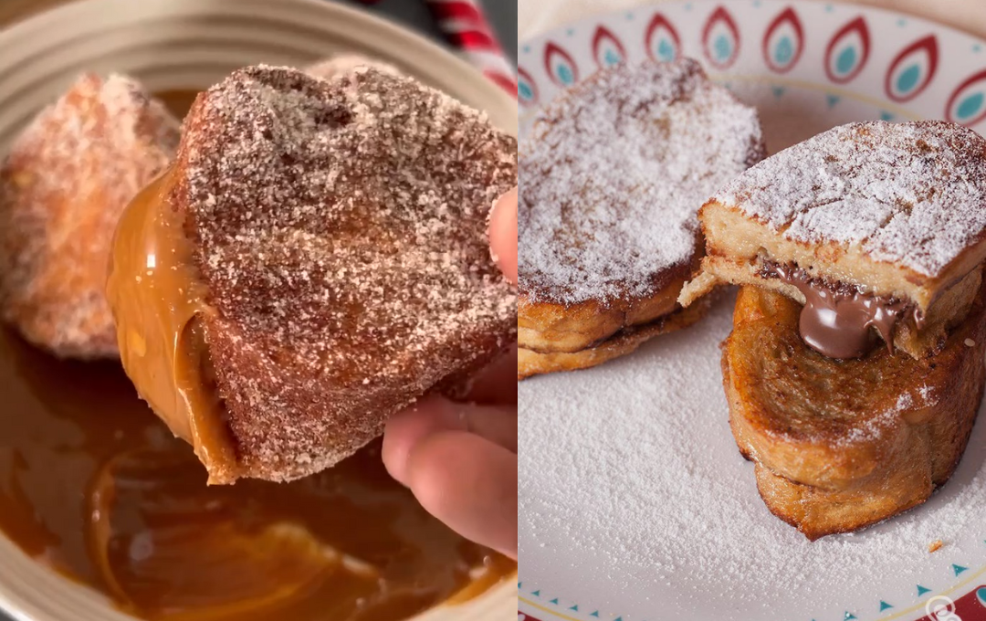 Essa RABANADA RECHEADA COM DOCE DE LEITE fez minha família esquecer do panetone