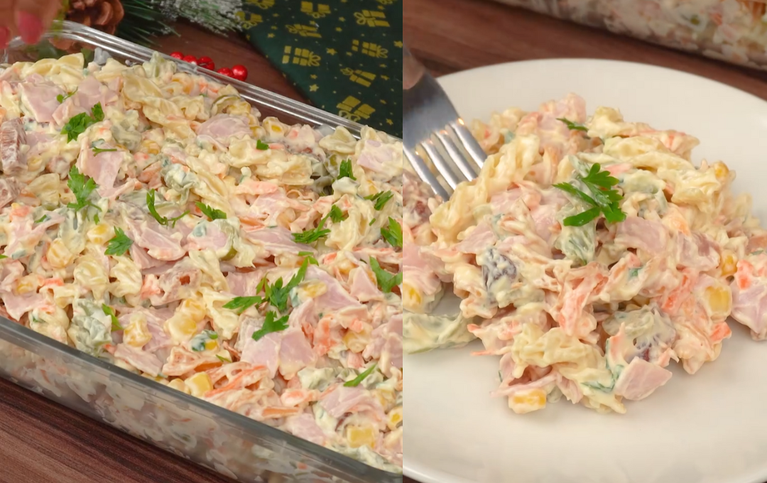 Essa MACARRONESE ficou tão boa que agora é obrigatória em todos os churrascos aqui de casa