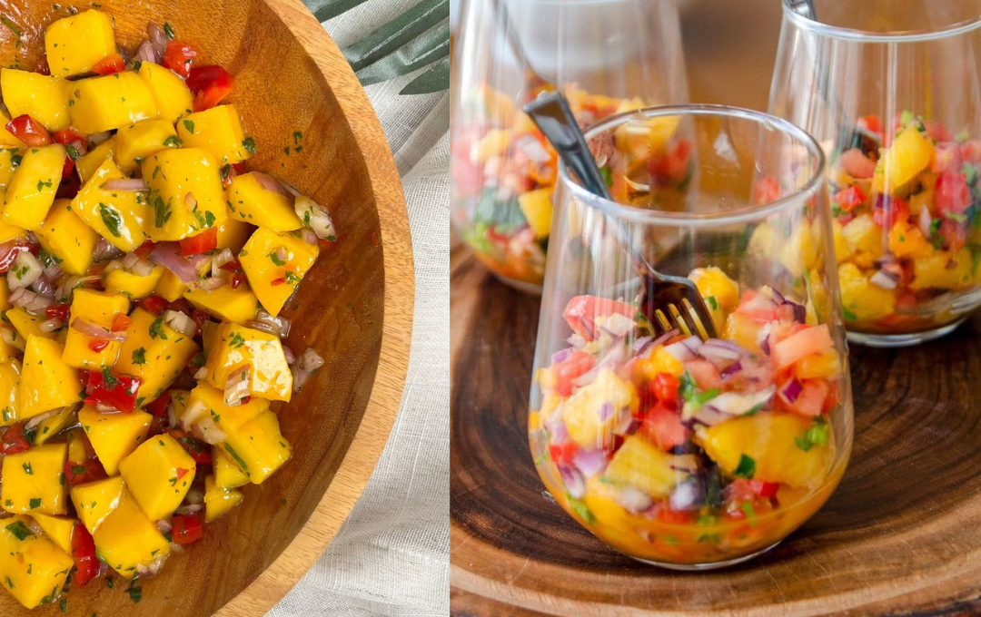 Preparei esse VINAGRETE DE MANGA para a ceia e funcionou melhor do que eu esperava