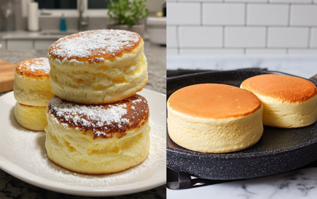 Fiz essa PANQUECA NUVEM e ela é tão fofa que derrete na boca e virou meu café da manhã favorito