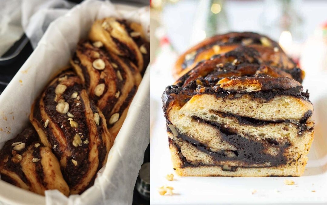 Fiz esse PÃO NATALINO DE CHOCOLATE E AMÊNDOAS e até minha vizinha bateu na porta pedindo um pedaço
