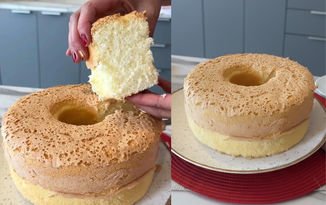 Fiz esse BOLO BREVIDADE e a textura leve chamou mais atenção que qualquer cobertura