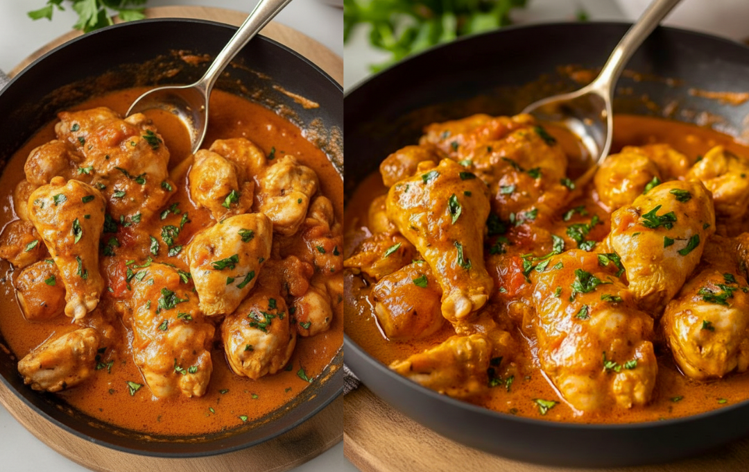 Preparei esse FRANGO AO MOLHO CREMOSO DE PÁPRICA e o resultado ficou tão suculento que o pessoal aqui em casa raspou o prato