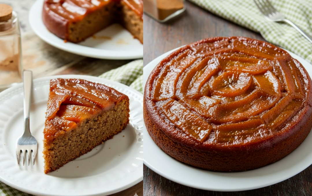 Esse BOLO INVERTIDO DE BANANA CARAMELIZADA é a receita mais fofinha e cheirosa que já passou pelo meu fogão