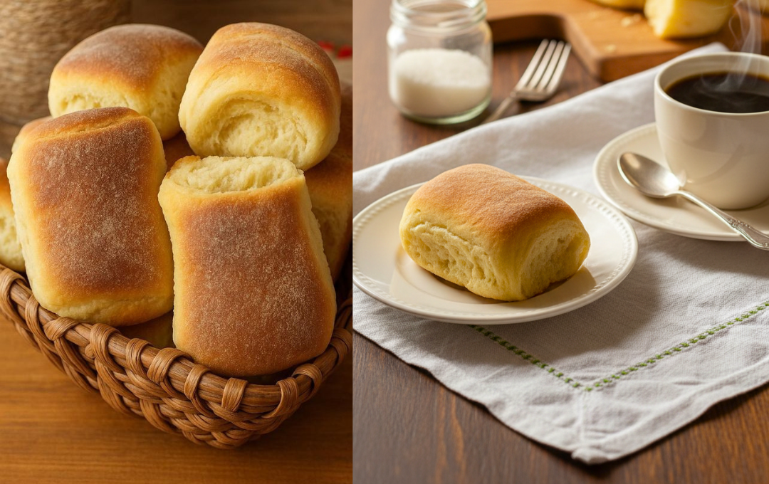Preparei esse PÃO DE FUBÁ e o resultado ficou com aquela casquinha dourada e o miolo mais fofinho que já vi