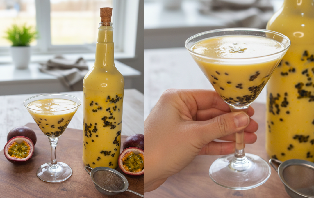 Preparei esse LICOR CREMOSO DE MARACUJÁ e ele ficou tão aveludado que virou o brinde oficial das nossas reuniões