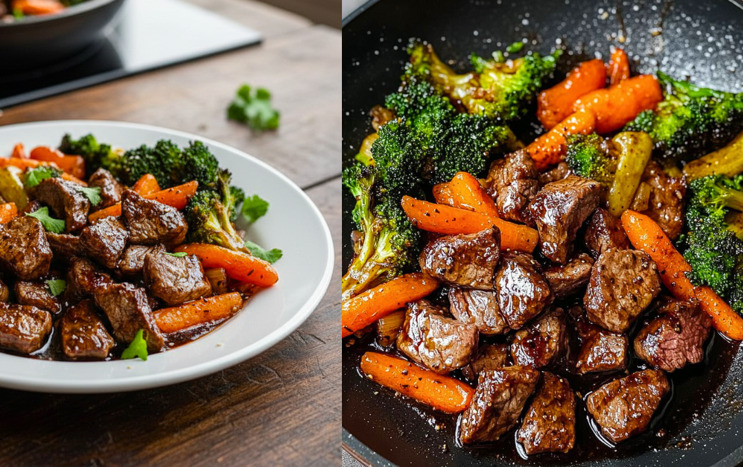 Essa CARNE COM VEGETAIS ASSADOS ficou tão suculenta que o resultado superou qualquer restaurante caro que já fui