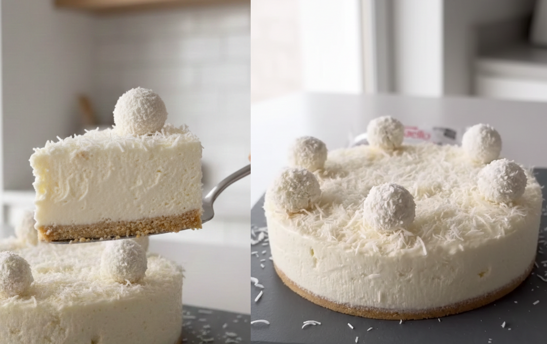 Essa TORTA RAFFAELLO é a sobremesa mais gostosa (e fácil) que já passou por aqui