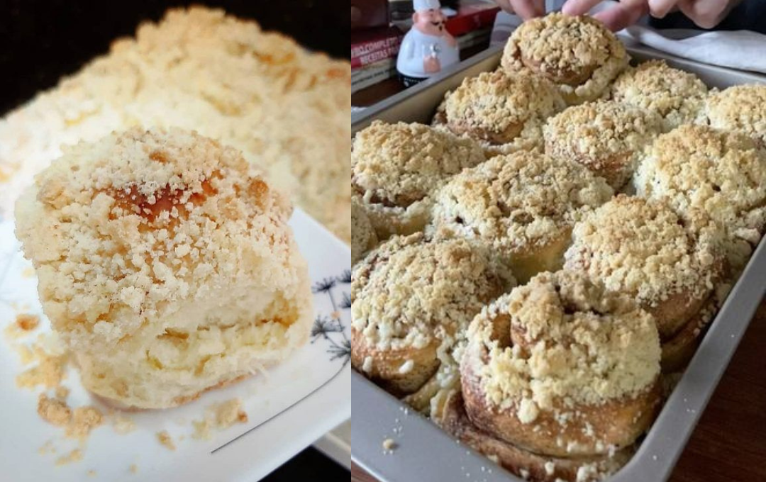 Esse CHINEQUE DE FAROFA COM CREME me fez lembrar por que o café da tarde é o melhor momento do dia