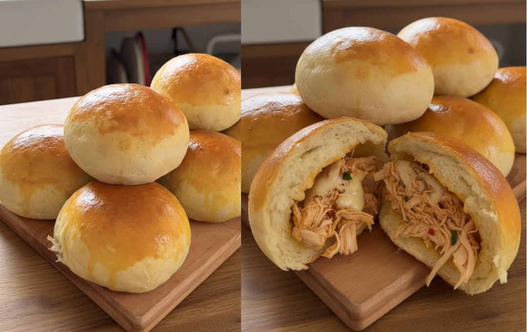 Esse PÃO DE BATATA RECHEADO é tão macio que parece uma nuvem saindo do forno