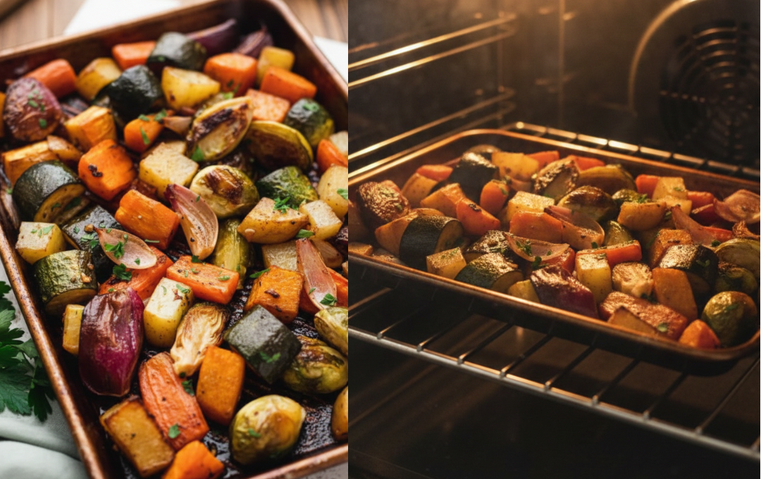 Esse jeito de fazer LEGUMES ASSADOS deixou o acompanhamento muito mais saboroso