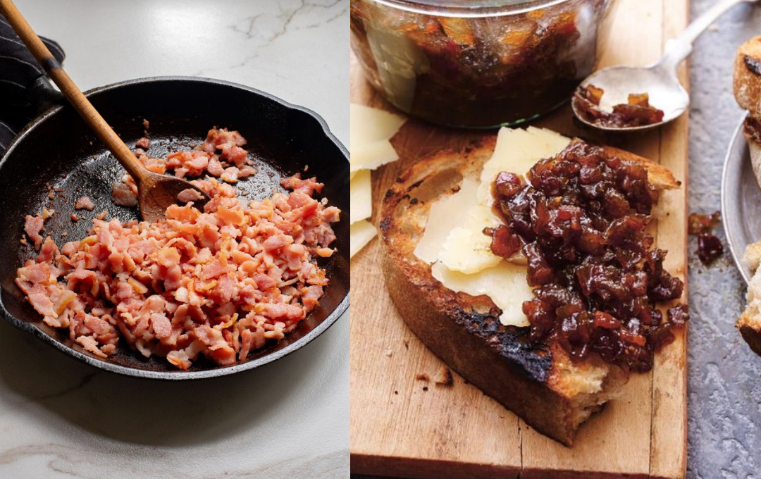 Fiz essa GELEIA DE BACON hoje e ela transformou o meu sanduíche simples na estrela da noite!