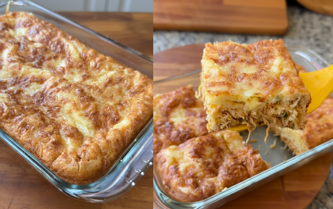 Preparei essa TORTA DE TAPIOCA SALGADA e a cremosidade do recheio com o queijo derretendo virou o jantar favorito aqui de casa