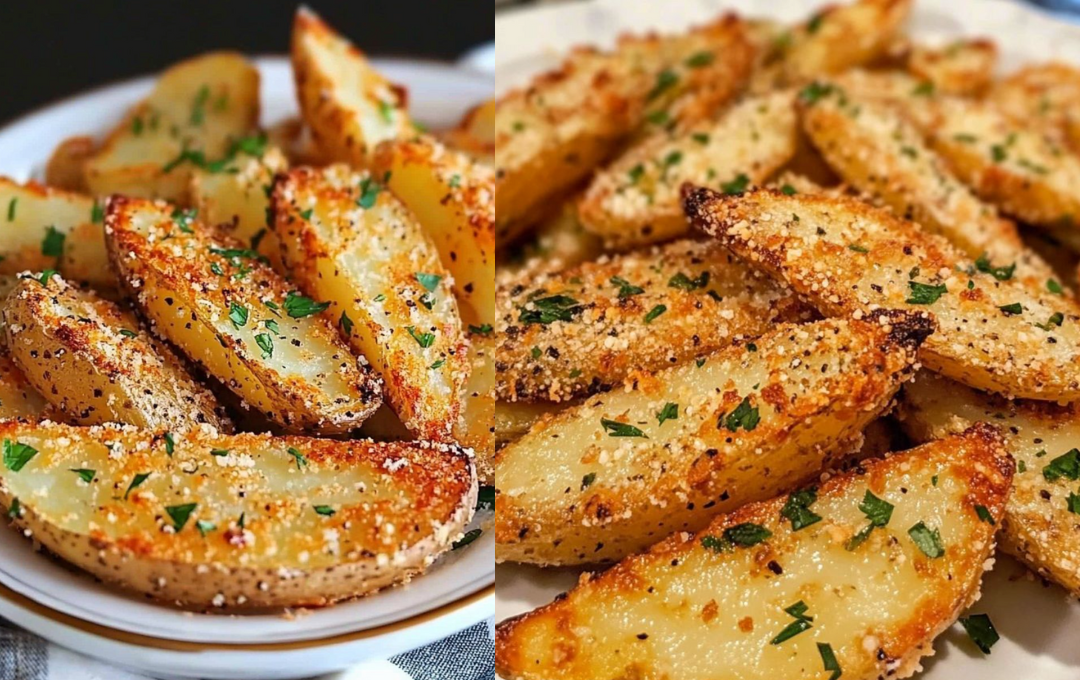 Preparei essas BATATAS RÚSTICAS COM PARMESÃO e descobri que o segredo da crocância está na temperatura do forno