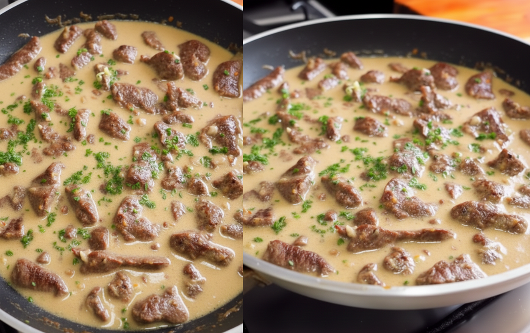 Preparei essas TIRAS DE CARNE AO MOLHO DE QUEIJOS e a cremosidade desse blend deixou todo mundo sem palavras