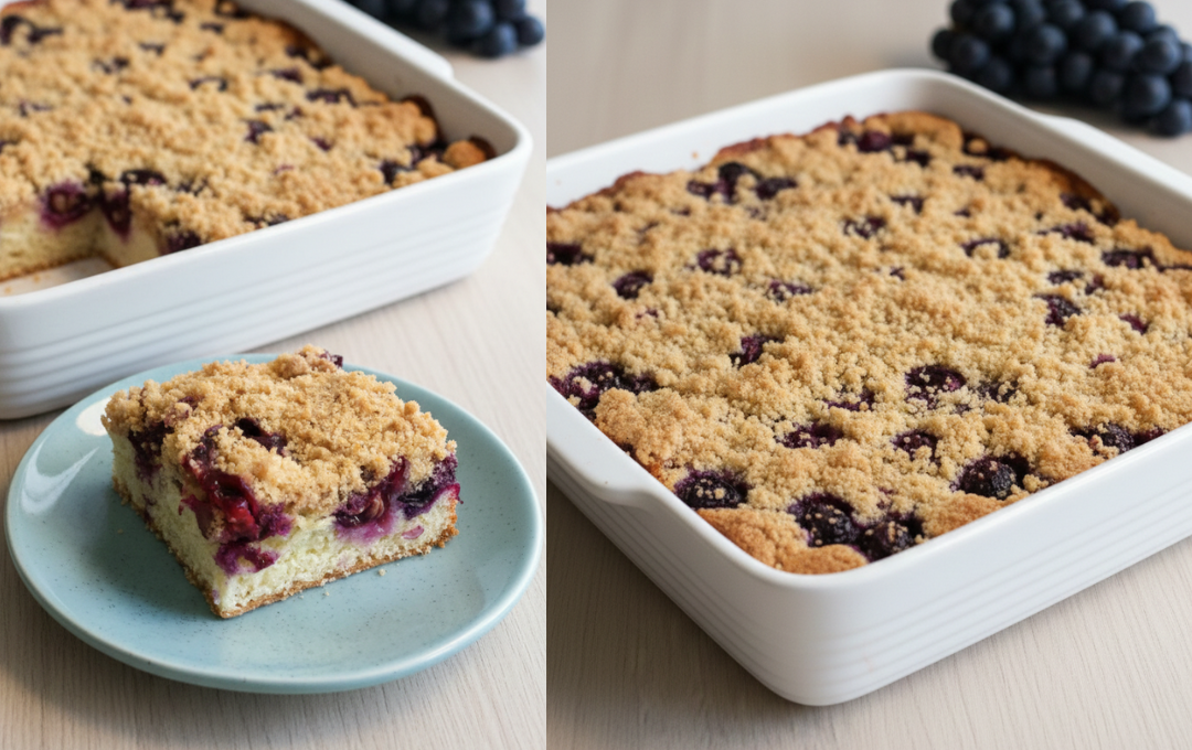 Preparei esse BOLO CUCA DE UVA e minha casa ficou com cheiro de infância na hora