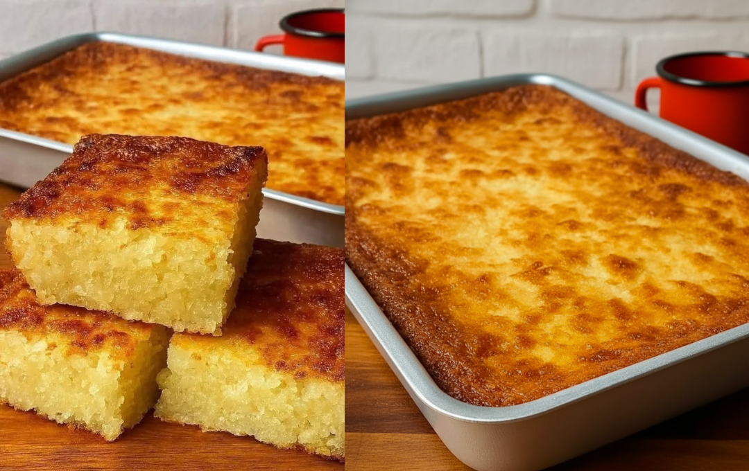 Preparei esse BOLO DE AIPIM COM COCO e a cremosidade dele virou o comentário do nosso café da tarde