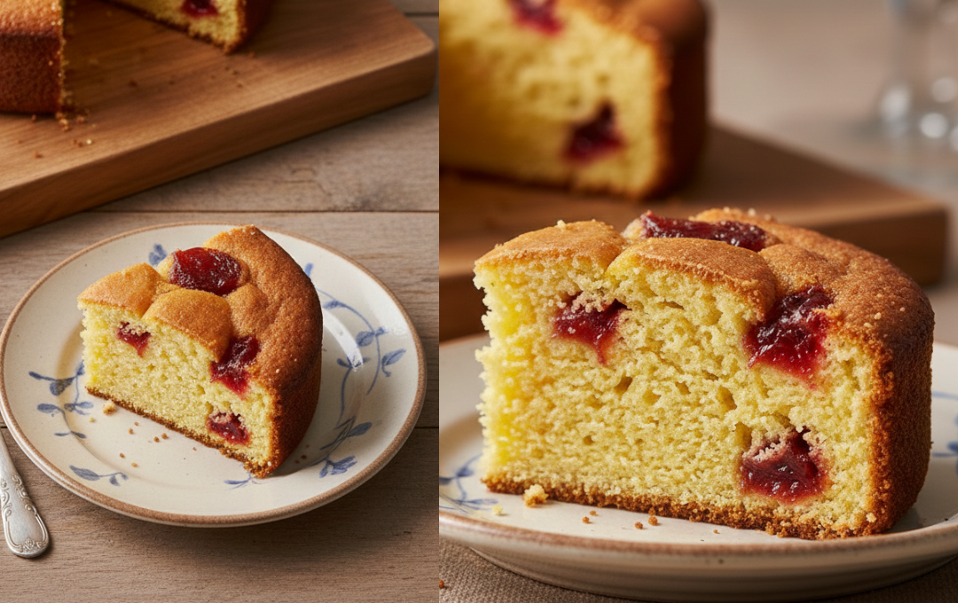Preparei esse BOLO DE FUBÁ COM GOIABADA e minha família implorou para eu repetir