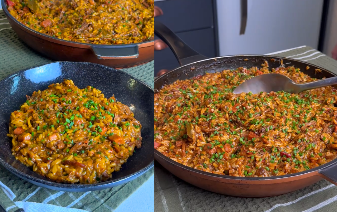 Você não vai acreditar na explosão de sabores desse ARROZ COM FRALDINHA que preparei para o almoço