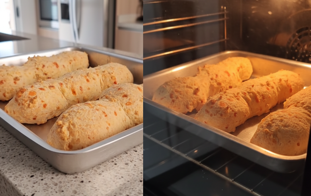 Você não vai acreditar na facilidade desse BISCOITÃO DE POLVILHO que preparei para o café