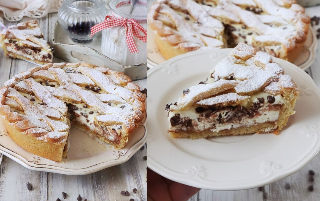 Essa CROSTATA DE RICOTTA E CHOCOLATE é o tipo de receita que parece simples… até você provar