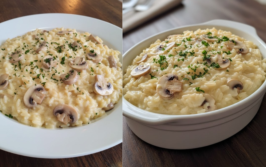 Esse ARROZ À PIAMONTESE é o jeito mais fácil que encontrei de sair da rotina sem complicar