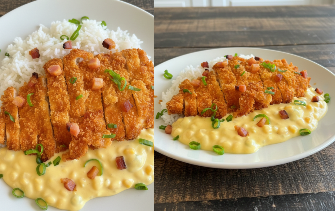 Esse CREME DE MILHO COM FRANGO CROCANTE é aquele prato que conforta e surpreende ao mesmo tempo