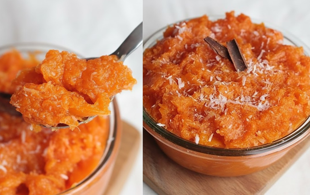 Esse DOCE DE ABÓBORA COM COCO é o tipo de receita que a gente faz já pensando no pão da manhã seguinte