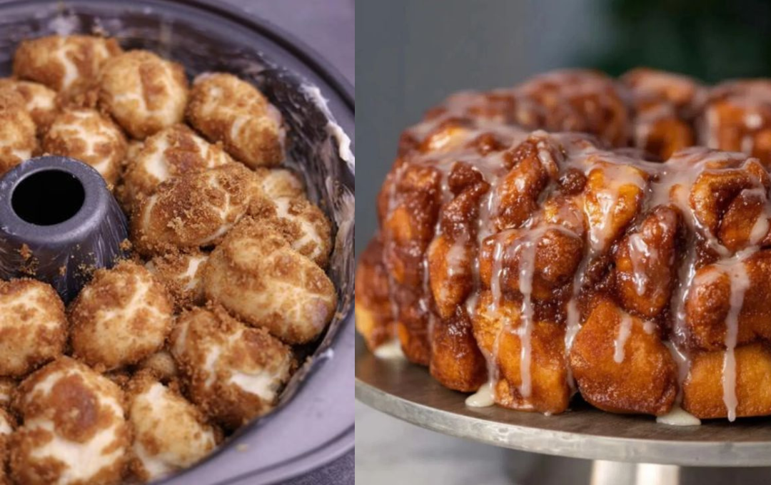 Esse PÃO DE MACACO (MONKEY BREAD) é daquelas receitas que unem todo mundo em volta da mesa