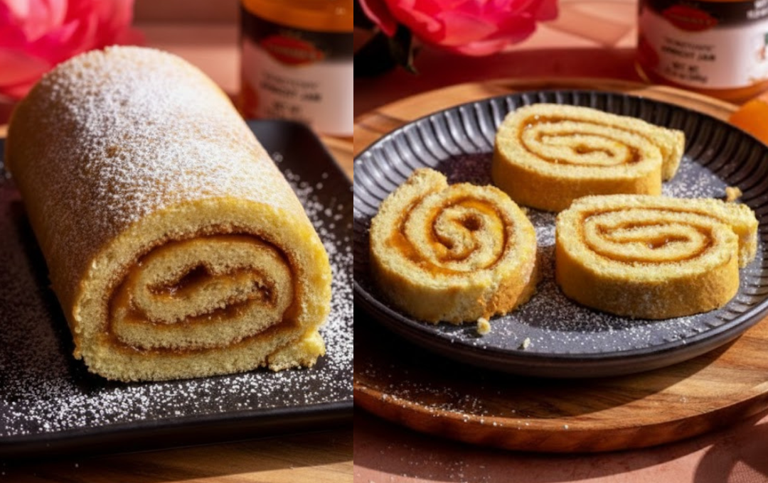 Esse ROCAMBOLE DE DAMASCO é minha desculpa perfeita para abrir um pote novo de geleia