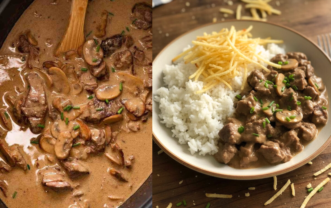 Esse STROGONOFF DE CARNE tem aquele sabor que a gente reconhece na primeira garfada