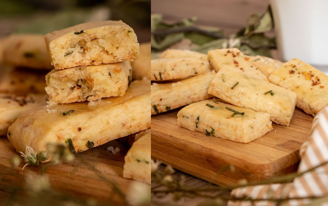 Fiz esse BISCOITINHO DE PARMESÃO achando que era só um petisco… virou vício