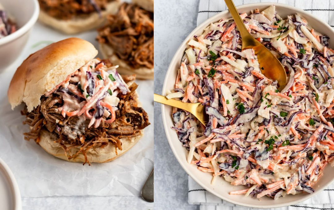 Minha SALADA COLESLAW ESPECIAL é o segredo para deixar qualquer sanduíche mais interessante