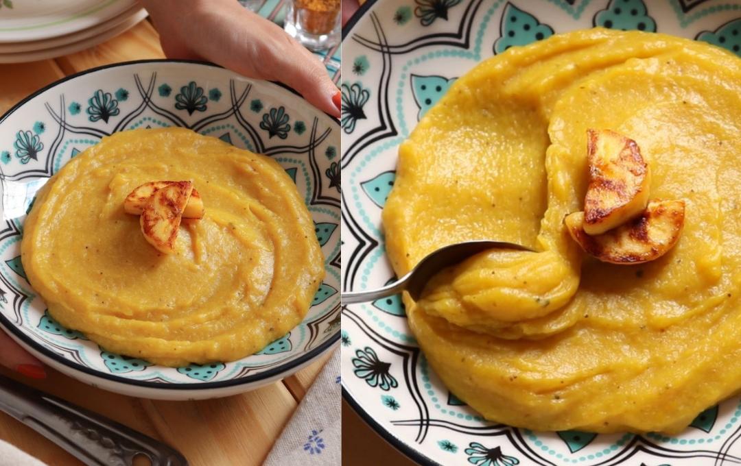 Se você acha que purê é tudo igual, precisa provar esse PURÊ DE BANANA DA TERRA