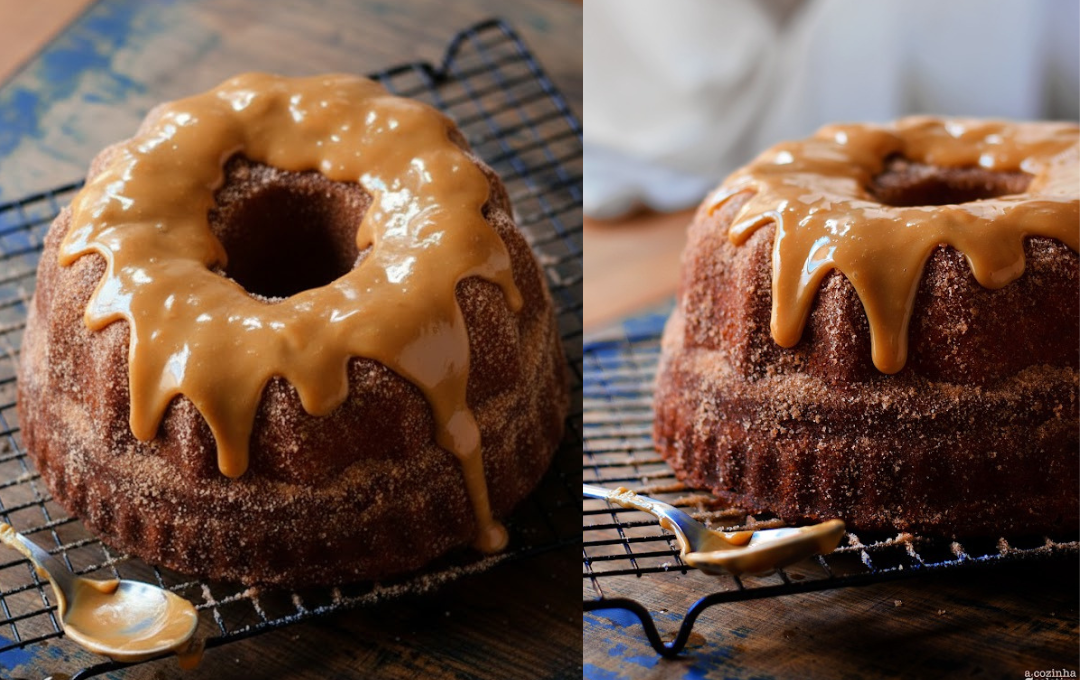 Esse BOLO CHURROS é tão viciante que aqui em casa ninguém mais pede o de padaria